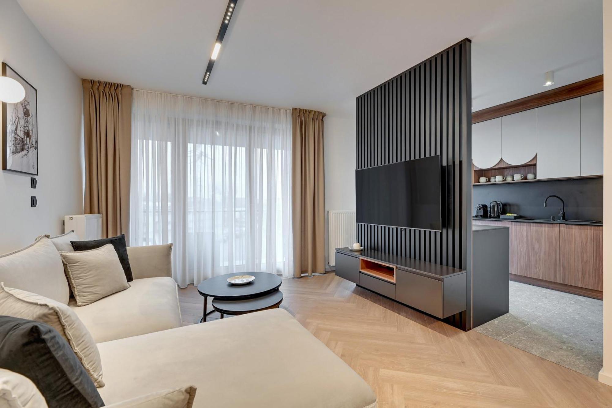 Nadmotlawie Riverside - Gym & Free Parking By Downtown Apartments Γκντανσκ Δωμάτιο φωτογραφία